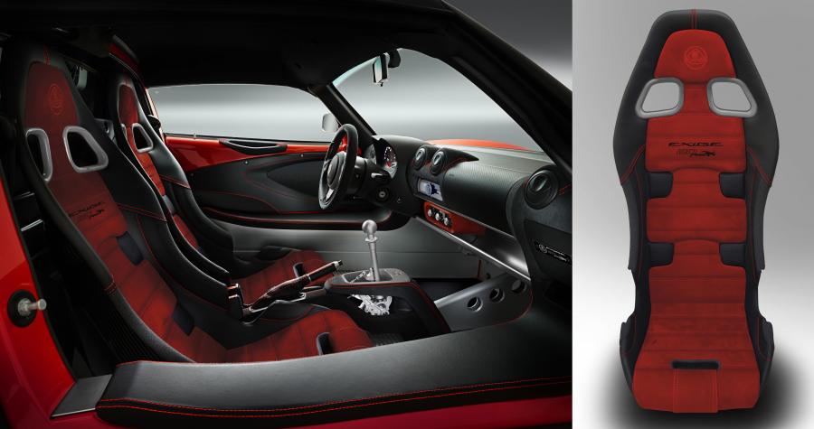 Интерьер Lotus Exige Sport 410 20th Anniversary 2020 года  (WW) (фото 8 из 15)